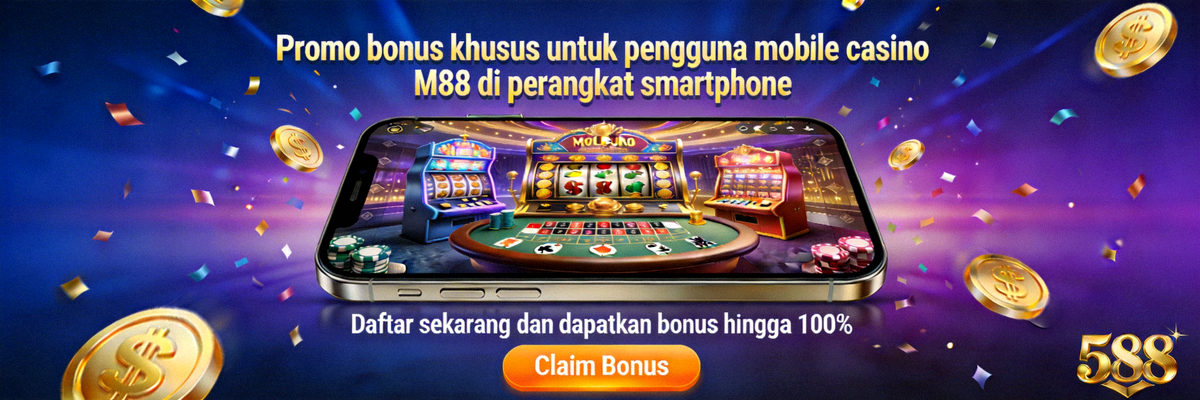 Promo bonus khusus untuk pengguna mobile casino M88 di perangkat smartphone
